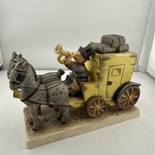 Goebel Hummel Figurine #226 The Mail Is Here Stagecoach 1952 Western Germany picture