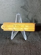 Vintage Rabone Hockley Abbey No. 1150 Boxwood & Brass Folding Pocket Ruler 12