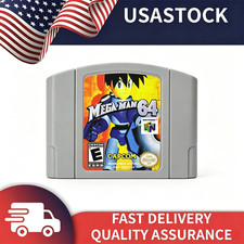Mega Man 64 Games Cartridge For Nintendo 64 Console US Version Fast Shipping picture