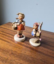 2 Vintage Goebel Hummel Figurines , West Germany 1962-70, Excellent Condition picture