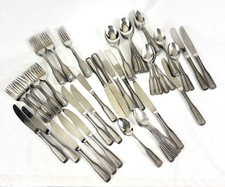 Vintage 1776 Stainless by Salem Japan 89 pc Tablespoons Teaspoons Knives Forks picture
