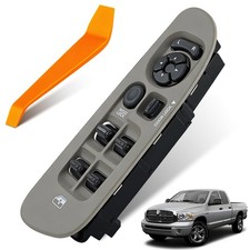 Dodge Ram Window Switch 2002-2009 Beige Brown Driver Side picture