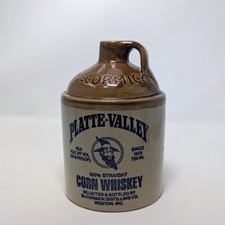 VTG McCormick Platte Valley Straight Corn Whiskey Stoneware Jug 7