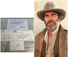 Jack Elam Signed Autographed Memorabilia Hollywood Film TV Western Actor Vtg COA picture