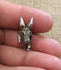 VTG. 1960s DEMOCRAT DONKEY LAPEL BROACH PIN CLIP HANGER SENATOR JOHN SPARKMAN picture