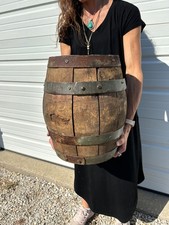 Antique Wooden Keg Barrel Sign John Gund Brewing La Crosse WI Brewing Company picture