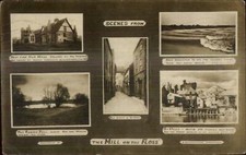 Book Ref George Eliot Mill on the Floos Multi View c1910 Real Photo Postcard picture
