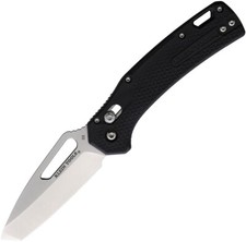 BlackFire Pivot Lock Black Smooth GFN Folding D2 Steel Pocket Knife 001BKB picture