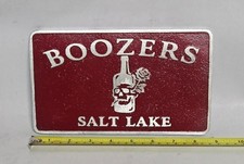 Cast Aluminum Boozers , Salt Lake Car Plaque picture