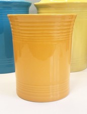 Fiesta Marigold Utensil Crock Heavier Version Retired -Excellent New Condition  picture