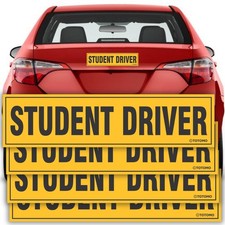 Student Driver Magnet for Car  Large 12