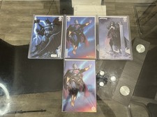 Absolute Batman Wonder Woman Superman #1s Jim Lee set FIRST PRINT with a foil picture