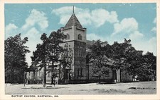 GA~GEORGIA~HARTWELL~BAPTIST CHURCH~C.1920 picture