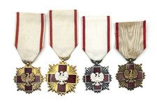 Lot 4 Poland Order Polonia Restituta Cross Medals PRL Polish Decorations picture