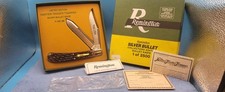 Remington R293 Silver Bullet Knife with Exceptional high-contrast jigged bone... picture