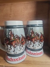 BUDWEISER Clydesdales 50th ANNIVERSARY 1933-1983 Beer STEIN Mug  picture
