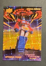 2026 Upper Deck Transformers Optimus Prime Unicron Foil /86 #1 40th Movie picture