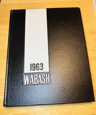 1963 Wabash College Yearbook Crawfordsville Indiana. Nice picture