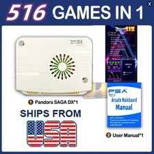 Pandora SAGA Box PLUS DX 516 In 1 Vertical Arcade JAMMA Machine Games Board  US picture
