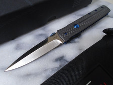 Boker Plus Icepick Folding Dagger Pocket Knife Carbon Fiber VG-10 01BO199 New picture