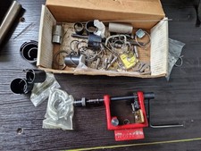 vintage Webster Clock Mainspring Winder and accessories lot set & parts picture