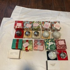 Vintage WALLACE SILVERSMITH Lot of 10 Sleigh Bells Boxes some sealed picture