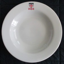 1967 Souvenir Shenango China Soup Bowl Plate Groton School Massachusetts picture