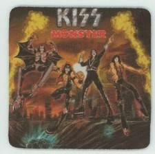 Kiss Rock and Roll Band - Record Album COASTER - Monster picture