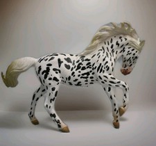 Breyer Collecta Knabstrupper Mare Black Leopard Appaloosa Model Horse 88720 NIP picture