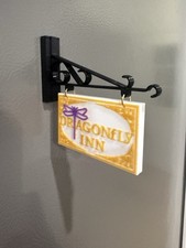 Dragonfly Inn Refrigerator Magnet 3D Printed Gilmore Girls Inspired Decor picture