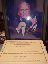 Rare Historical FRANK SINATRA Signed Autographed Agency Contract PSA Beckett picture