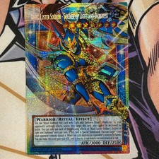 Black Luster Soldier YuGiOh Chaos Origins Extended Art Starlight Rare EURO PRINT picture