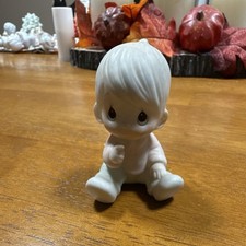 1985 Enesco Samuel J Butcher Seated Boy Figurine #15792 No Box picture