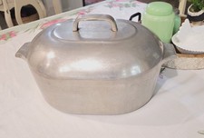 VTG Wagner Ware Sidney-O Magnalite 4265-M 8 Qt Oval Roaster Dutch Oven w/Lid picture