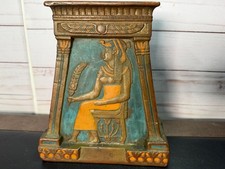 M. Rotellini Artist Signed Art Deco Egyptian Cleopatra Bookend picture