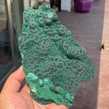 479g Rare Top Natural Velvet Malachite Coarse Cat's Eye Cluster Mineral Specimen picture