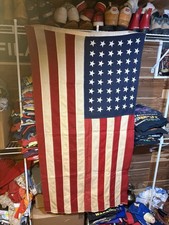 Annin Defiance 48-Star American Flag Historic Cotton Bunting 1950s Era USA Flag picture