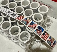 5 Rolls of 100 USPS Postage Stamps, Totaling 500 Pieces 2024 US STOCK picture