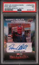 2022 Marvel Studios' WandaVision Warped Reality (Vision) Paul Bettany Auto PSA7 picture