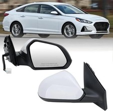 Right Passenger Side Mirror Compatible with Hyundai Sonata 2015 2016 2017 2018 2 picture