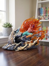 Naruto Shippuden Might Guy Figure Eight Gates vs Madara Anime Statue Diorama picture