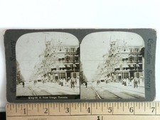 King Street East Toronto Stereoview Canadian Scenery 1900s Ontario Canada Urban picture