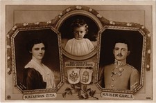 PC ROYALTY, AUSTRIA, HABSBURG, KAISER KARL, Vintage Postcard (b66764) picture