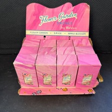 VTG 1930s FLOWER GARDEN SACHET by WELDON - DISPLAY BOX w/ 12 ORIGINAL BOXES NOS picture