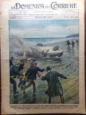 La Domenica del Corriere 18 December 1927 Valentino Foscolo Zakynthos Distributor picture