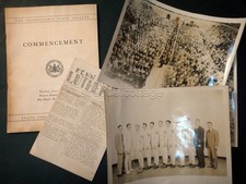 1947 LOT vintage PENNSYLVANIA STATE COLLEGE COMMENCEMENT w PHOTOS picture