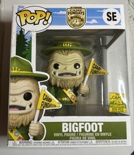 SDCC 2023 Funko Pop Camp Fundays Bigfoot LE 850 Natural With Yellow Flag-New SE picture