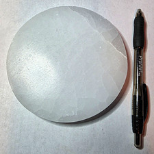 Beautiful Polished Selenite Plate Approximately 5