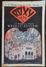 VTG New York City Roxy Theatre Entertainment Guide, Weekly Review May 26, 1928 picture
