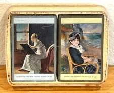 VINTAGE METROPOLITAN MUSEUM OF ART CARPENTIER  RENOIR SOUVENIR PLAYING CARDS picture